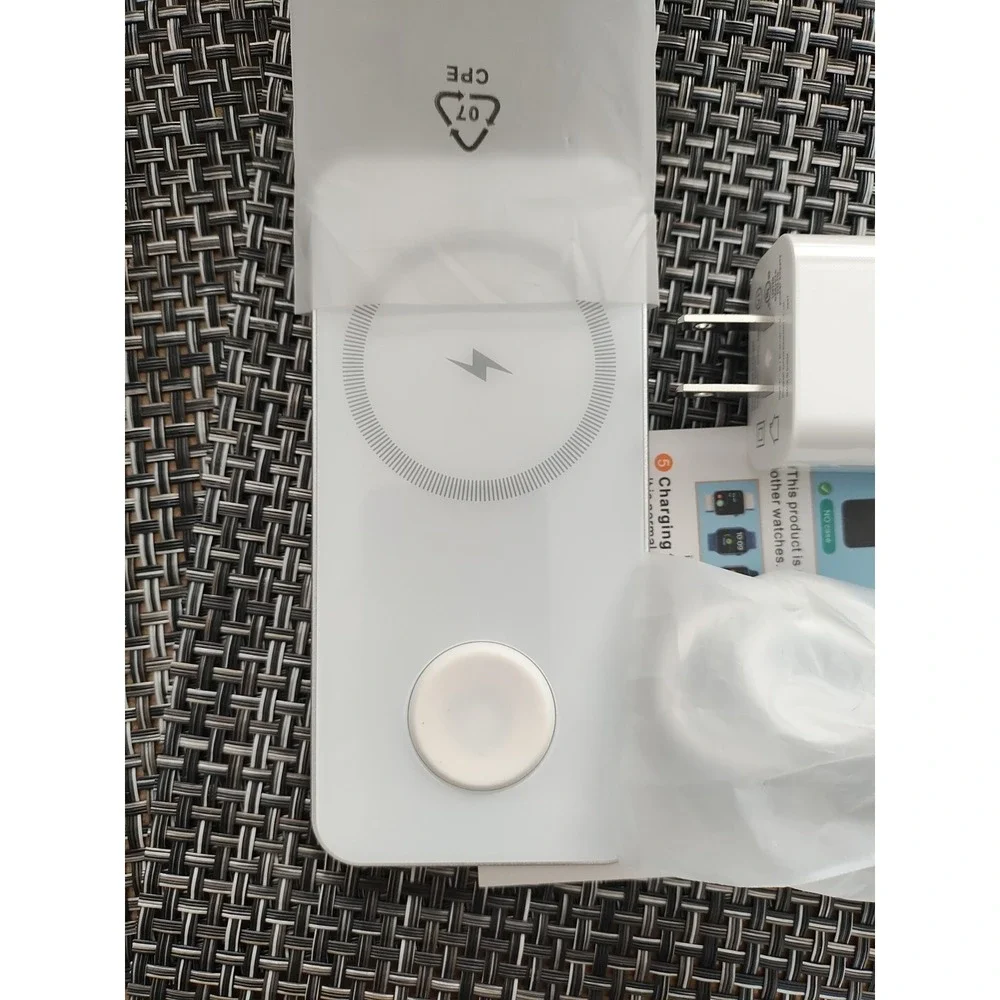 Black Hinyx  2 in 1 Wireless Charger, 15W Dual Wireless Charging Pad